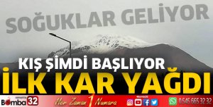 İlk kar yağdı