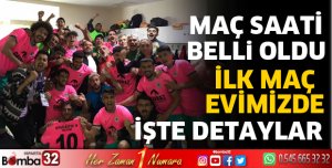İlk maç evimizde