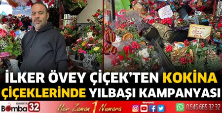 İlker Övey Çiçek’ten Kokina çiçeklerinde yılbaşı kampanyası