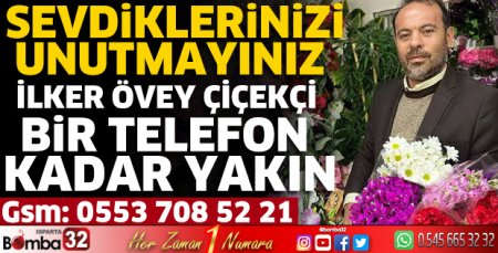 İlker Övey Çiçekçi bir telefon kadar yakın