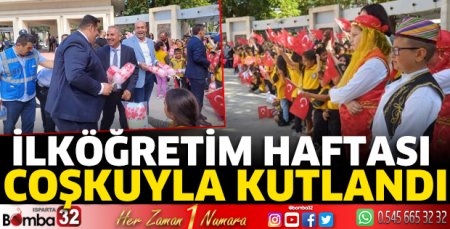 İlköğretim Haftası coşkuyla kutlandı