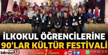 İlkokul öğrencilerine 90’lar Kültür Festivali