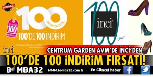 İNCİ'DEN 100'NCÜ YILA ÖZEL İNDİRİM FIRSATI