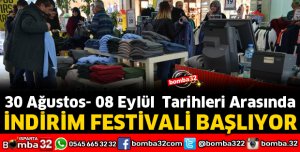 İNDİRİM FESTİVALİ BAŞLIYOR
