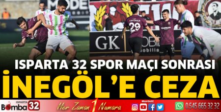 İnegölspor'a ceza