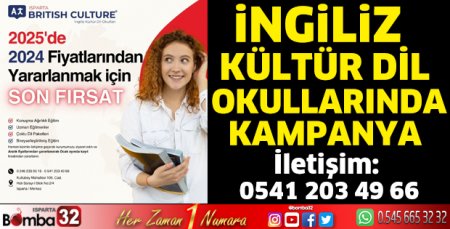 İngiliz Kültür Dil Okullarında kampanya