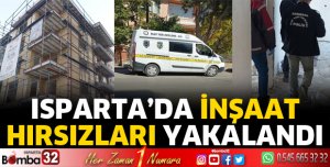 İnşaat hırsızları yakalandı