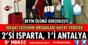 İNŞAAT İŞÇİSİNİN ORGANLARI 3 KİŞİYE UMUT OLDU