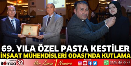 İnşaat Mühendisleri Odası'nda kutlama