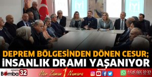 İnsanlık dramı yaşanıyor
