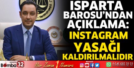Instagram yasağı kaldırılmalıdır 