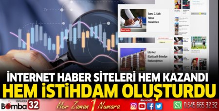 İnternet haber siteleri hem kazandı hem istihdam oluşturdu