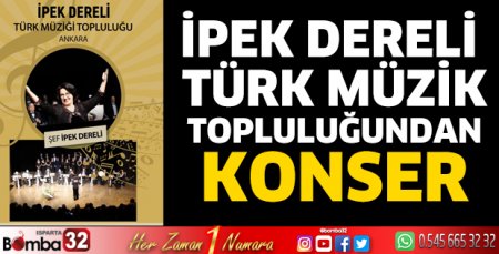 İpek Dereli Türk Müzik Topluluğundan Konser
