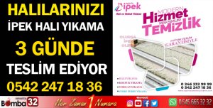 İPEK HALI YIKAMADA 3 GÜNDE TESLİM
