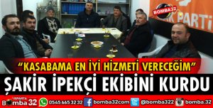 İPEKÇİ EKİBİNİ KURDU 