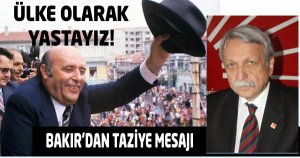 İRFAN BAKIR’DAN TAZİYE MESAJI