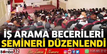 İş Arama Becerileri semineri düzenlendi