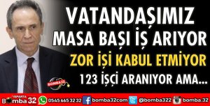 İŞ ARAYANLAR BU HABERE DİKKAT TAM 123 İŞÇİ ALINACAK