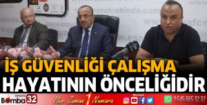 İş güvenliği çalışma hayatının önceliğidir