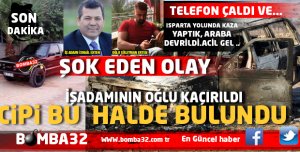 İŞADAMININ OĞLU KAÇIRILDI, CİPİ BU  HALDE BULUNDU