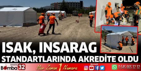 ISAK, INSARAG standartlarında akredite oldu