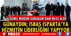 ISBAŞ ISPARTA’YA HİZMETİN LİDERLİĞİNİ YAPIYOR
