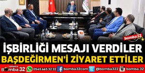 İŞBİRLİĞİ MESAJI VERDİLER