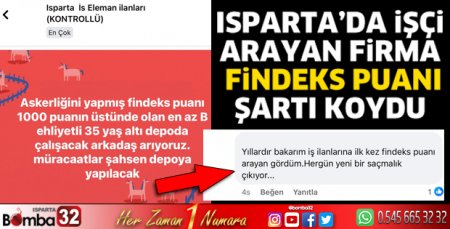 İşçi alımı için findeks puanı şartı 