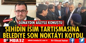 İSİM TARTIŞMASINA BELEDİYE SON NOKTAYI KOYDU