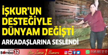 İŞKUR'un desteğiyle dünyam değişti