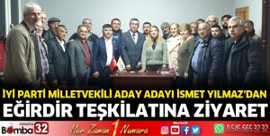 İsmet Yılmaz'dan Eğirdir teşkilatına ziyaret