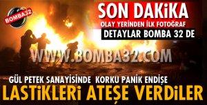 ISPARATA'DA  GÜL PETEK SANAYİSİNDE SICAK DAKİKALAR