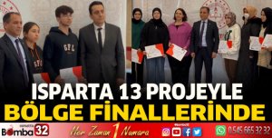 Isparta 13 Projeyle Bölge Finallerinde