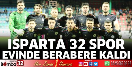 Isparta 32 Spor berabere kaldı 