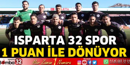 Isparta 32 Spor berabere kaldı 