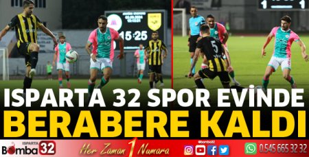 Isparta 32 Spor berabere kaldı