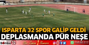 Isparta 32 Spor deplasmanda galip geldi
