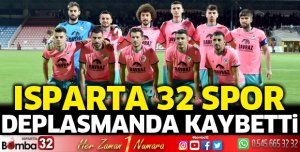 Isparta 32 Spor deplasmanda kaybetti