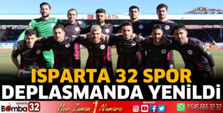 Isparta 32 Spor deplasmanda yenildi 
