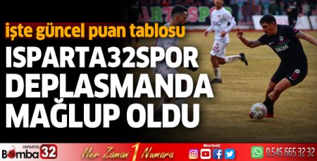 Isparta 32 Spor deplasmanda yenildi 