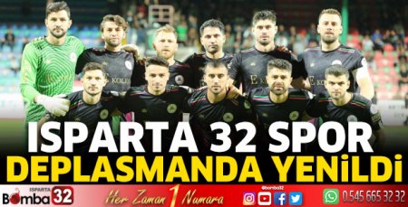 Isparta 32 Spor deplasmanda yenildi