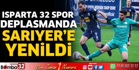Isparta 32 Spor deplasmanda yenildi