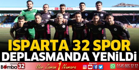 Isparta 32 Spor deplasmanda yenildi