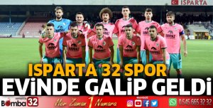 ISPARTA 32 SPOR EVİNDE GALİP GELDİ