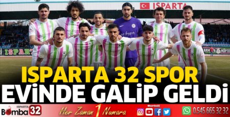 Isparta 32 Spor evinde galip geldi