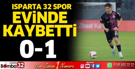 Isparta 32 Spor evinde kaybetti