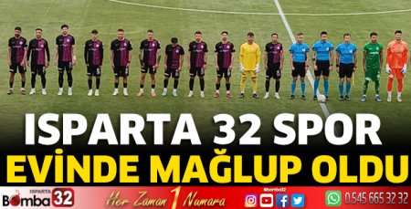 Isparta 32 Spor evinde kaybetti