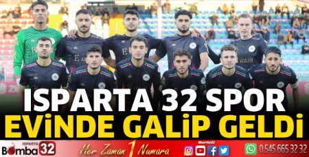 Isparta 32 Spor evinde kazandı 