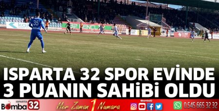 Isparta 32 Spor evinde kazandı 