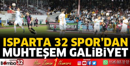 Isparta 32 Spor evinde kazandı